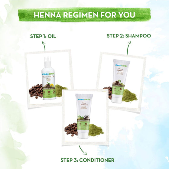 Henna Conditioner with Henna and Deep Roast Coffee for Premature Greying – 20 ml