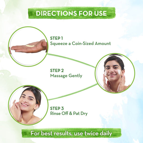 how to use the mamaearth honey & malai face wash for dry skin