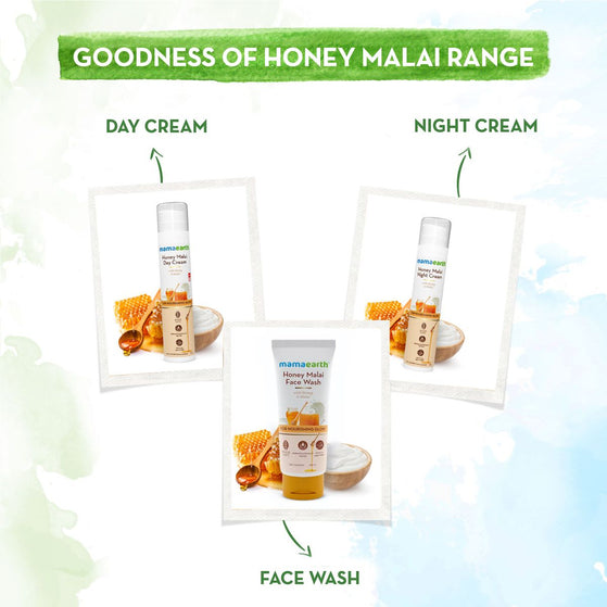 Honey Malai Night Cream with Honey & Malai for Nourishing Glow - 50 g