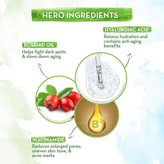 Hyaluronic Bamboo Sheet Mask with Rosehip Oil