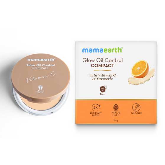 Glow Oil Control Compact With SPF 30 - 9g |Ivory Glow