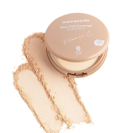 Glow Full Coverage Compact With SPF 30 - 9g | Ivory Glow