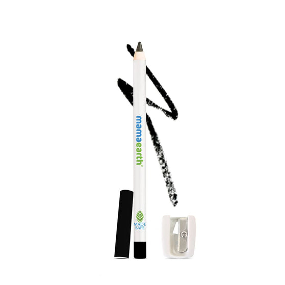 Charcoal Black Long Stay Kohl For 11-Hour Smudge-free Stay with Free Sharpener