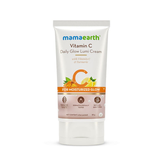 Vitamin C Daily Glow Lumi Cream with Vitamin C & Turmeric for Highlighter Like Glow - 30 g