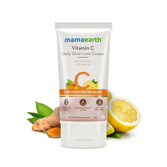 Vitamin C Daily Glow Lumi Cream with Vitamin C & Turmeric for Highlighter Like Glow - 30 g