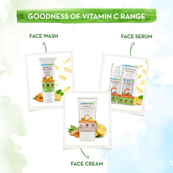 Vitamin C Daily Glow Lumi Cream with Vitamin C & Turmeric for Highlighter Like Glow - 30 g