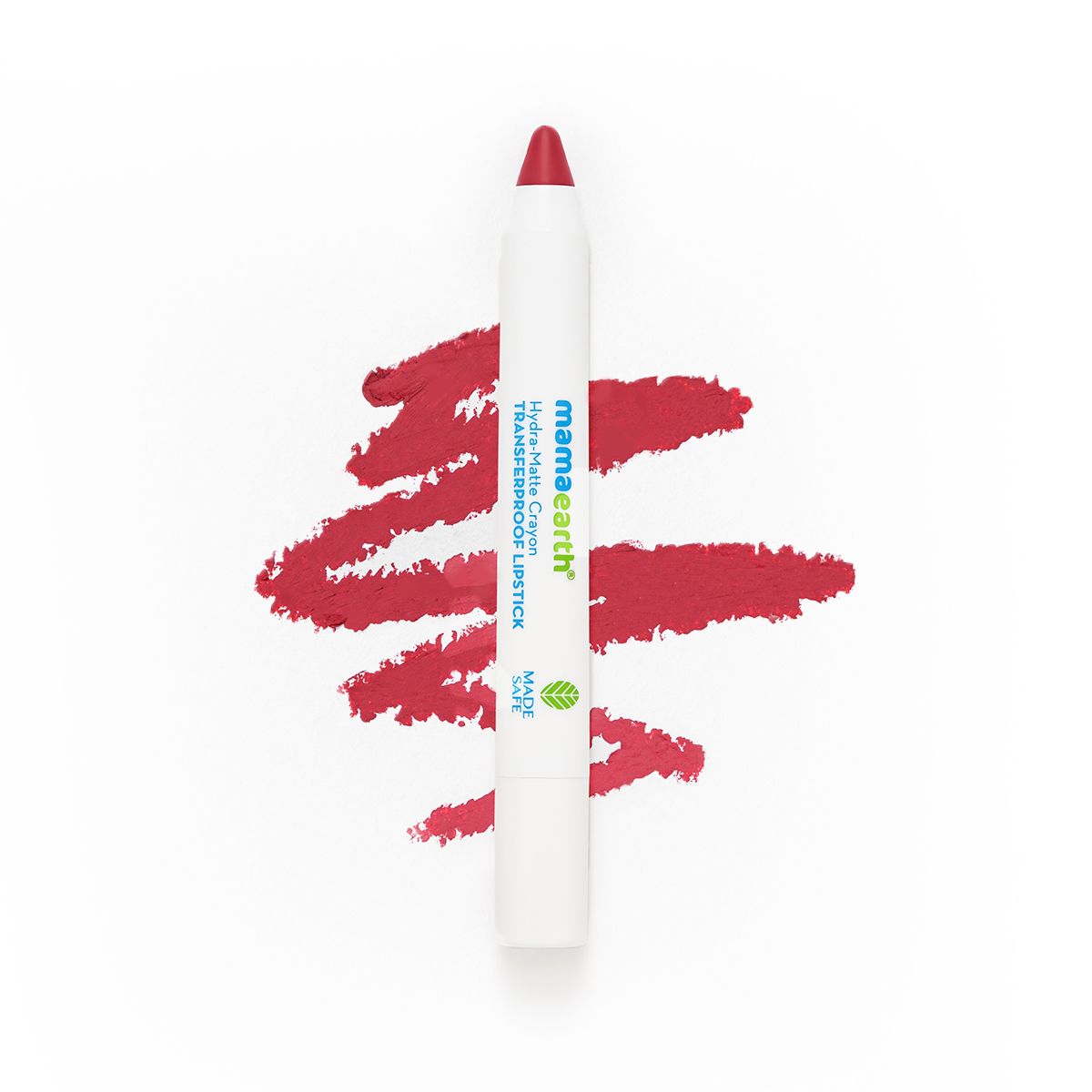Mamaearth Hydra-Matte Crayon Transfer-proof Lipstick - 01 with Rice Water and Niacinamide for Glass Skin, 100 ml