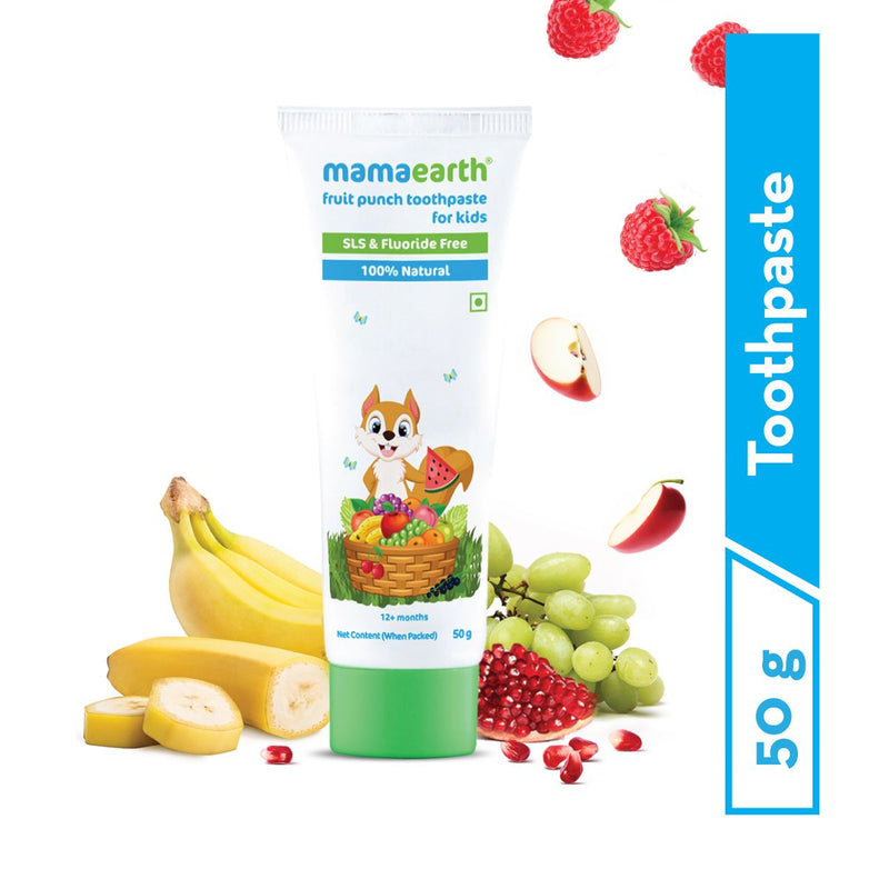 Mamaearth Fruit Punch Toothpaste For Kids 50g