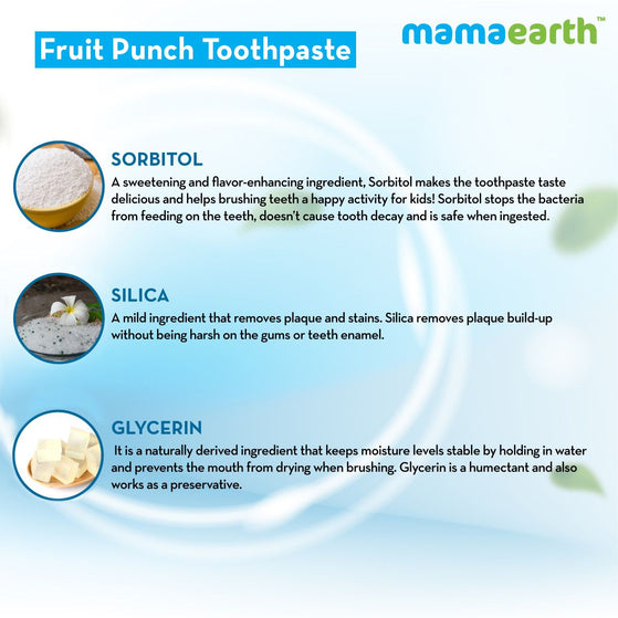 fruit flavoured toothpaste for kids
