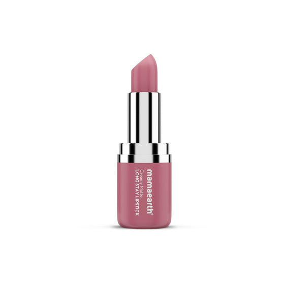 Creamy Matte Long Stay Lipstick with Murumuru Butter and Vitamin E - 4.2g | Mauve Bloom