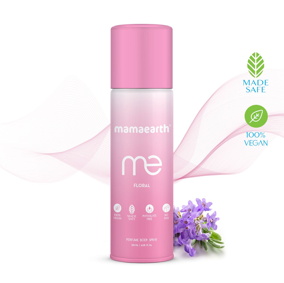 Mamaearth Floral Perfume Body Spray with Rice Water and Niacinamide for Glass Skin, 100 ml