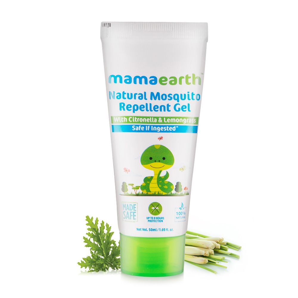 Mamaearth Mosquito Cream for Baby, Mosquito Repellent Gel 50ml