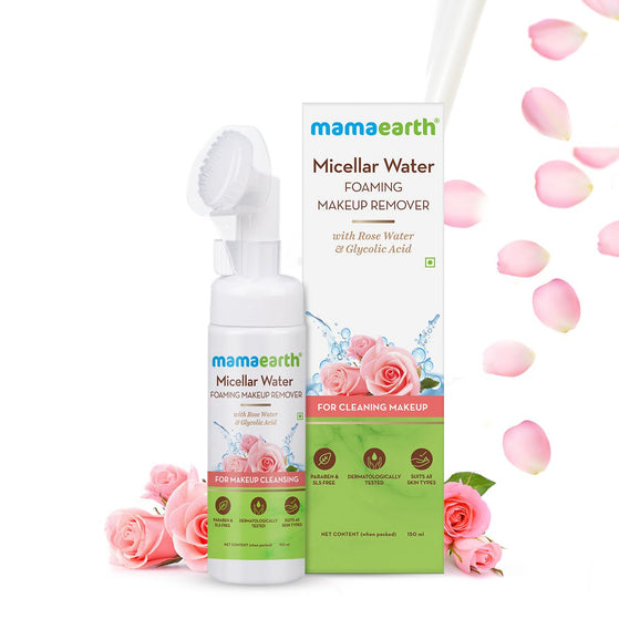mamaearth micellar water foaming makeup remover