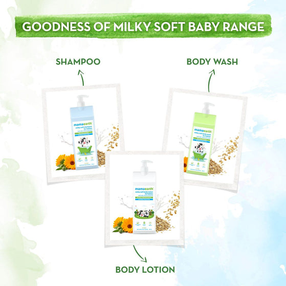 Milky Soft Body Lotion for Babies with Oats, Milk & Calendula – 25 ml