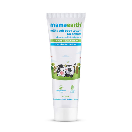 Milky Soft Body Lotion for Babies with Oats, Milk & Calendula – 25 ml