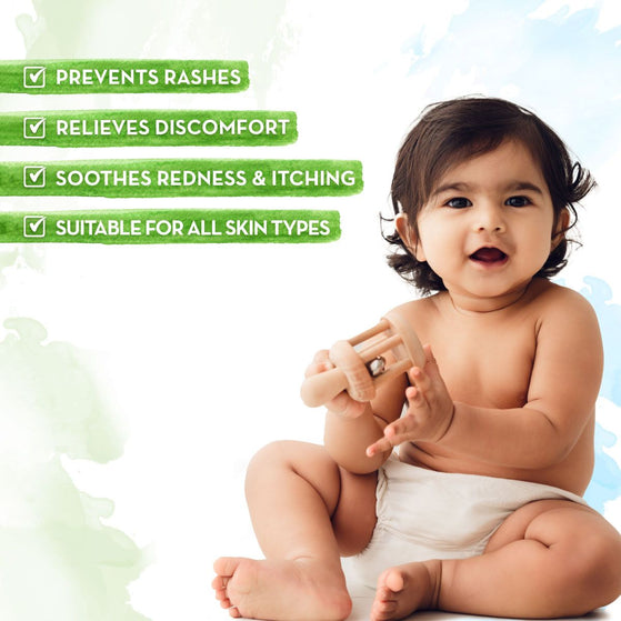 Milky Soft Diaper Rash Cream prevents rashes soothes baby skin