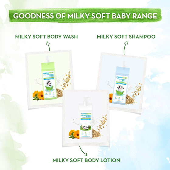 Milky Soft Baby Range body wash shampoo body lotion
