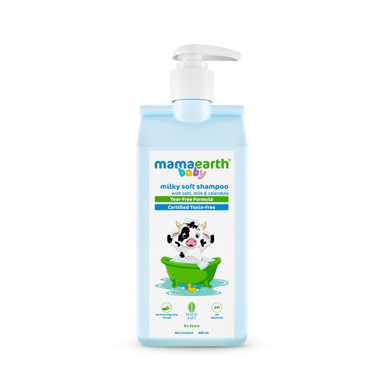 Milky Soft Shampoo with Oats, Milk and Calendula for Babies - 400 ml