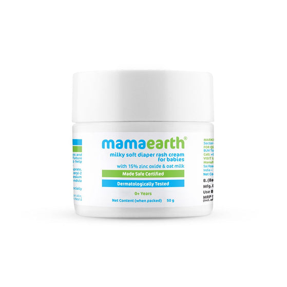 Milky Soft Diaper Rash Cream 50g jar front view