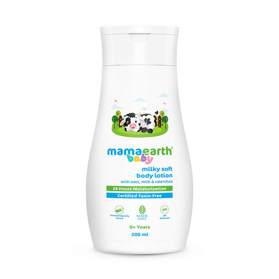 Milky Soft Body Lotion for Babies with Oats, Milk & Calendula – 200ml