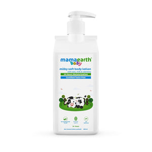 Milky Soft Baby Body Lotion 400ml bottle front view