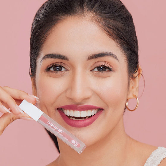 mamaearth orchid pink lipstick