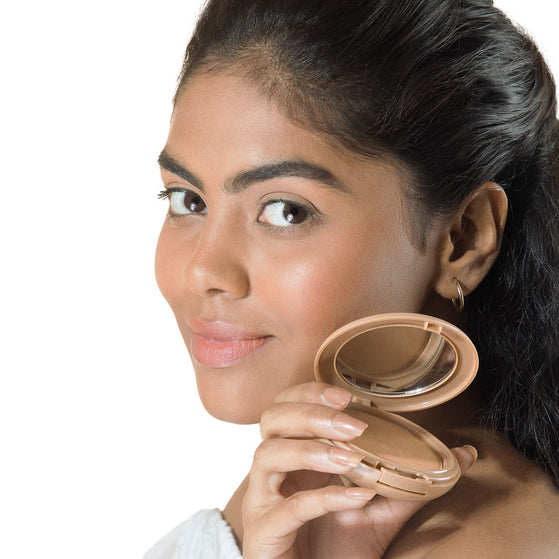 Glow Full Coverage Compact With SPF 30 - 9g | Almond Glow