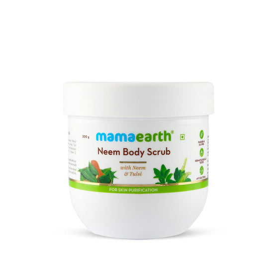 Neem Body Scrub with Neem and Tulsi for Skin Purification - 200 g