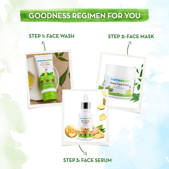 neem face pack rountine