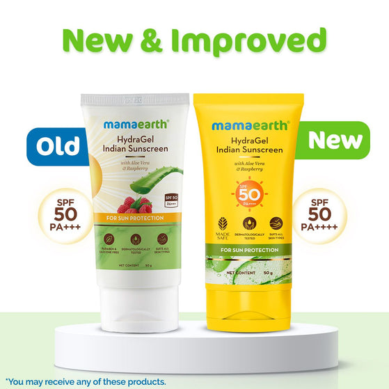 HydraGel Indian Sunscreen new and improved formula