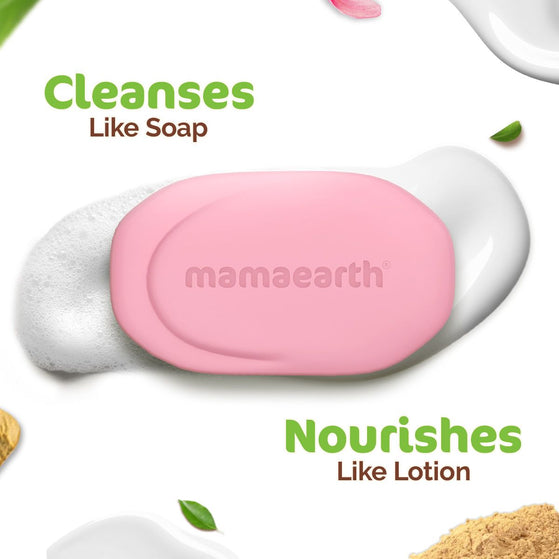 Multani Mitti Moisturizing Lotion Soap (3 + 1 Free) (125g x 4)
