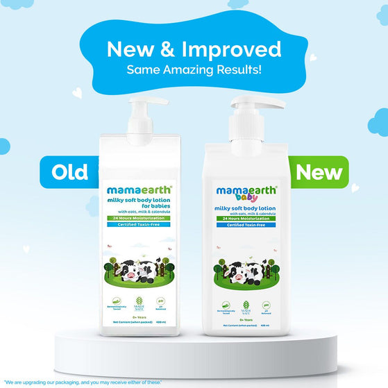 Milky Soft Baby Body Lotion new and improved formula