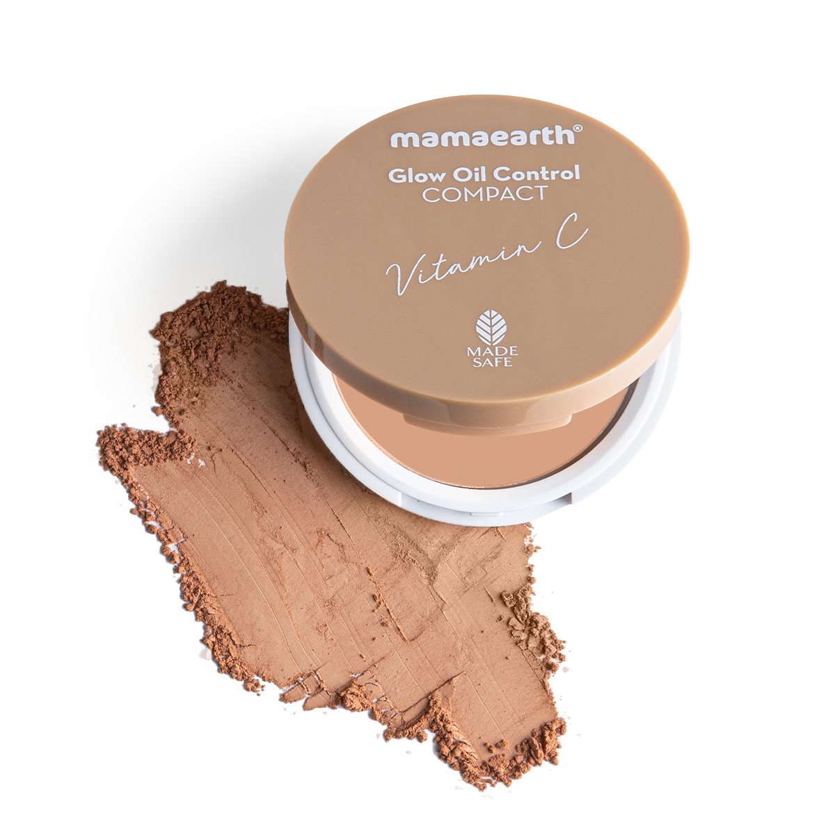 Mamaearth Glow Oil control compact - Nude Glow with Rice Water and Niacinamide for Glass Skin, 100 ml