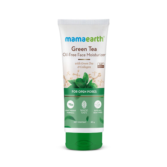 Green Tea Oil-Free Face Moisturizer with Green Tea & Collagen For Open Pores- 80 g