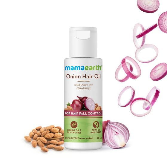 Onion Hair Oil with Onion and Redensyl for Hair Fall Control - 25ml
