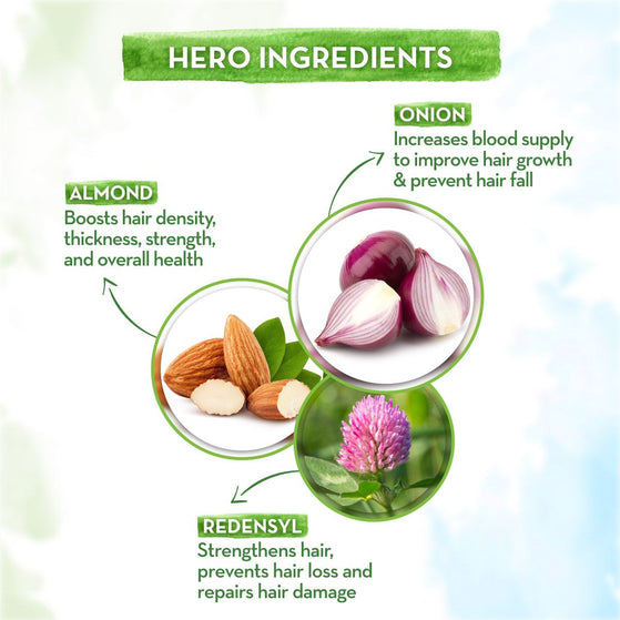 Onion Hair Oil with Onion and Redensyl for Hair Fall Control - 20ml