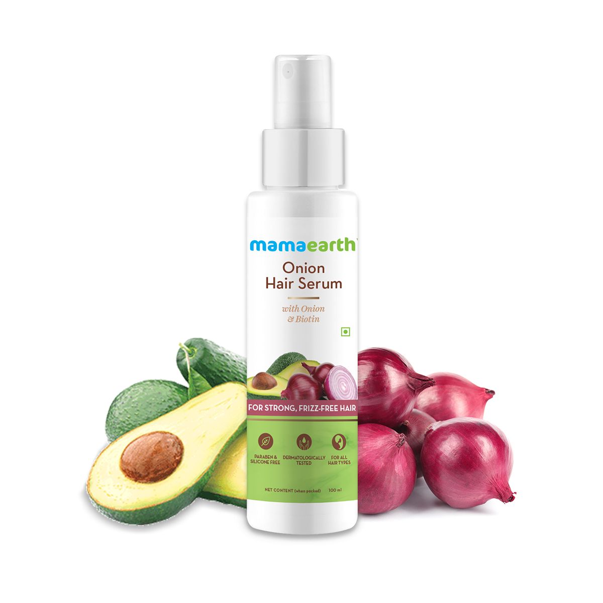 Onion Hair Serum for Frizz-Free Hair with Onion and Biotin