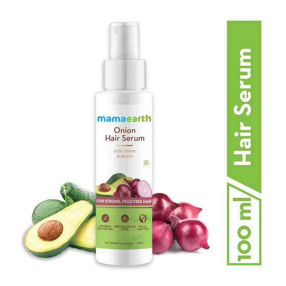 Onion Hair Serum with Onion and Biotin for Strong, Frizz-Free Hair - 100 ml