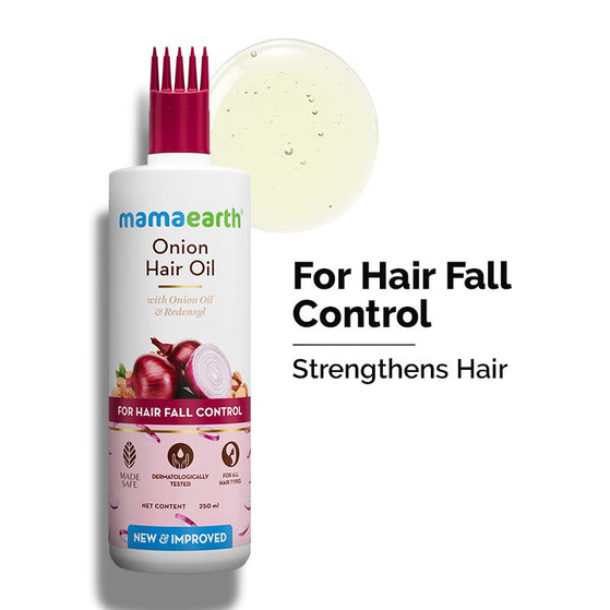 Onion Hair Oil with Onion Oil & Redensyl for Hair Fall Control - 250 ml