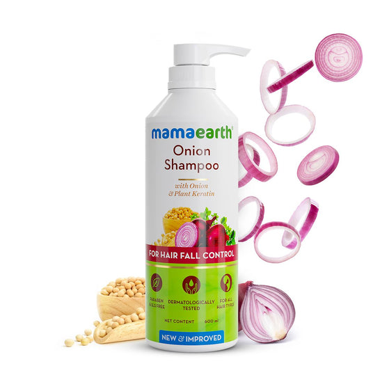 Mamaearth onion shampoo