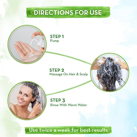Mamaearth onion shampoo how to use