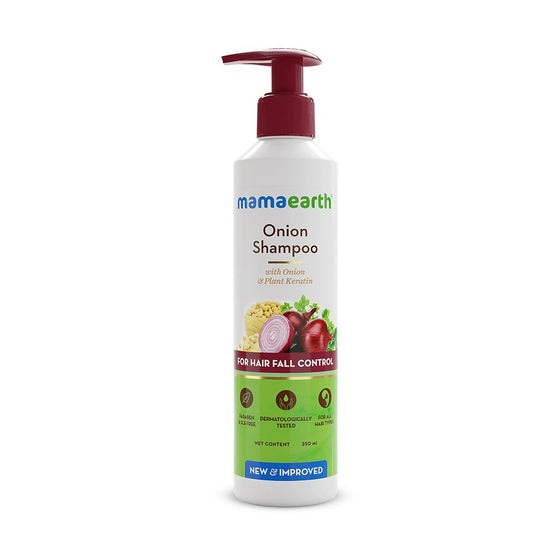mamaearth onion hair shampoo