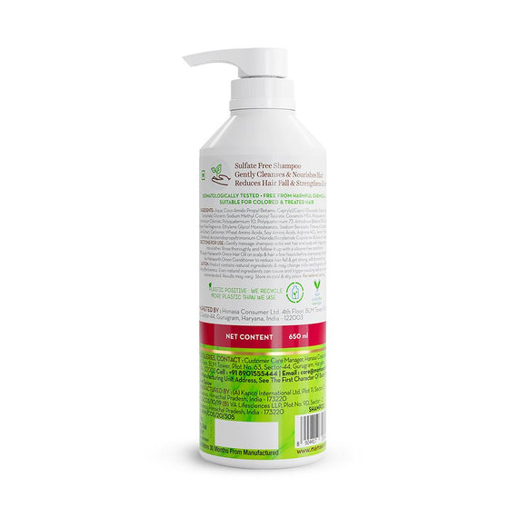 Mamaearth onion shampoo back