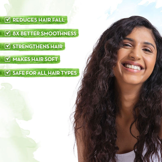 Mamaearth onion shampoo healthy hair results