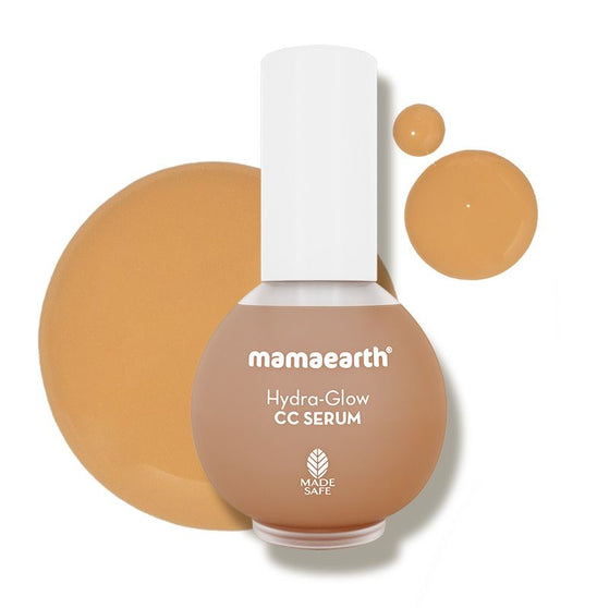Mamaearth Hydra-Glow CC Serum with Vitamin C & Hyaluronic Acid - Peach -  30 ml