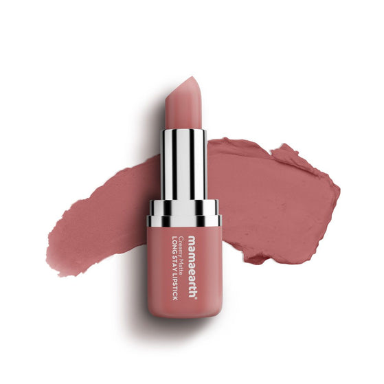 Creamy Matte Long Stay Lipstick with Murumuru Butter and Vitamin E  - 4.2g | Pillow Nude