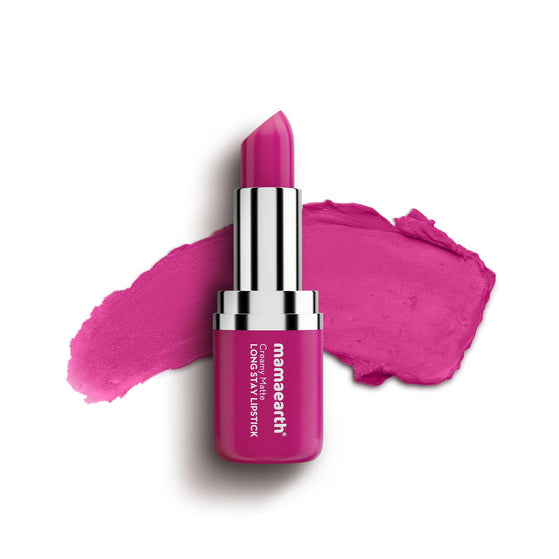 Creamy Matte Long Stay Lipstick with Murumuru Butter and Vitamin E  - 4.2g | Pink Camellia