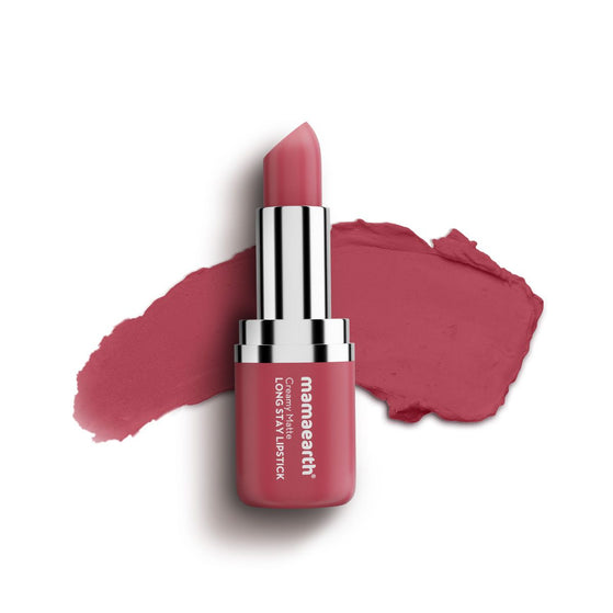 Creamy Matte Long Stay Lipstick with Murumuru Butter and Vitamin E - 4.2g | Pink Rose