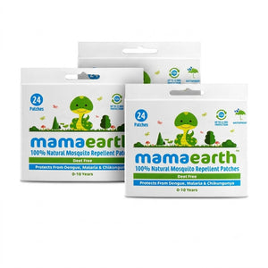 Natural Repellent Mosquito Patches For Babies 24 Pcs (Pack Of 3)
