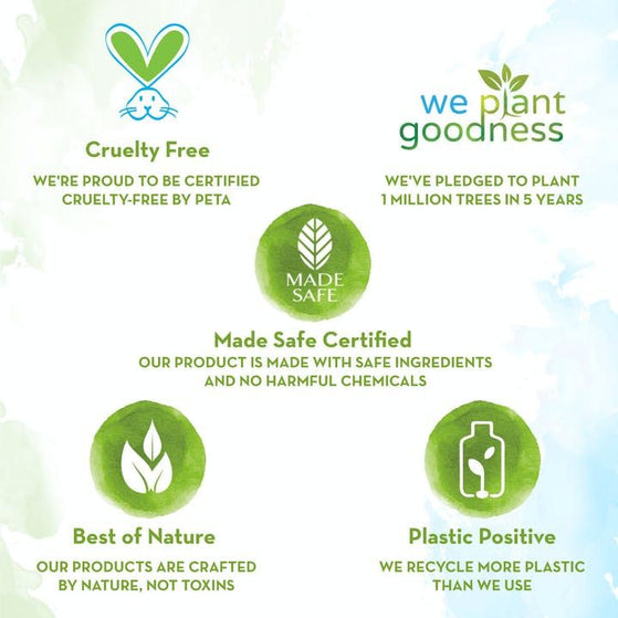 mamaearth rice water face wash is plastic positive, made safe certified and best of nature